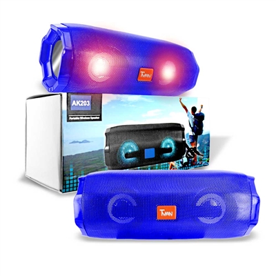 Universal HD Super Base Wireless Speaker AK203 Blue