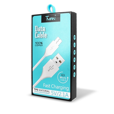3Ft Fast Charging Micro USB Data Sync Charging Cable-Black DC05-MU-BK