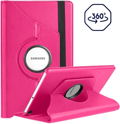 Samsung Galaxy Tab A 10.1" (2019) T515/T510 360 Degree Rotating Case Hot Pink