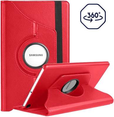 Samsung Galaxy Tab A 10.1" (2019) T515/T510 360 Degree Rotating Case Red