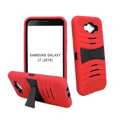 Samsung J7 2015 HYBRID CASE (HYB08) RED