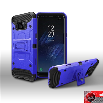 Samsung Galaxy S8 Plus/ G955 Sturdy Armor Hybrid Kickstand Case HYB23-S8 Plus-BLBK