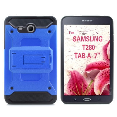 Samsung Galaxy Tab A 7.0" SM-T280 Sturdy Armor Hybrid Kickstand Case HYB23 Blue