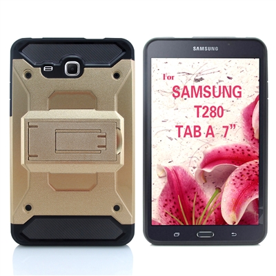 Samsung Galaxy Tab A 7.0" SM-T280 Sturdy Armor Hybrid Kickstand Case HYB23 Gold