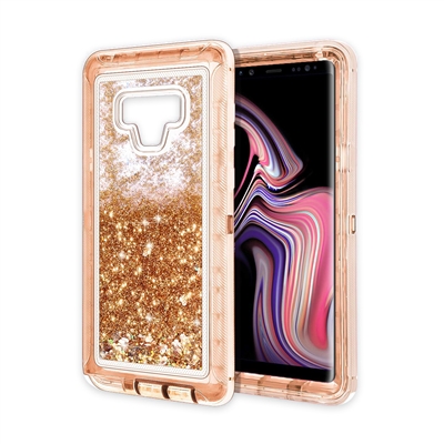 Samsung Galaxy Note 9 Glitter OBox Hybrid Cover Case HYB26 Rose Gold