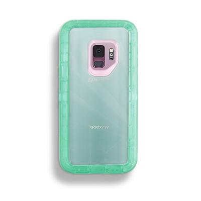 Samsung Galaxy Note 8 Hybrid 3pcs Cover Case Transparent Green