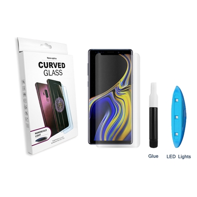 Samsung Galaxy Note 9 UV Glue Full Cover 5D Tempered Glass Screen Protector ( Cover Friendly ) Clear
