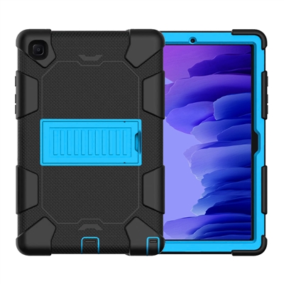 Samsung Galaxy Tab A7 10.4" (2021) T500 Heavy Duty Kickstand Protective Cover Case Black/Blue
