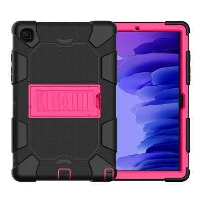 Samsung Galaxy Tab A7 10.4" (2021) T500 Heavy Duty Kickstand Protective Cover Case Pink