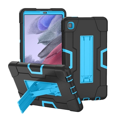 SAMSUNG Galaxy Tab A7 Lite 8.7" T220 Heavy Duty Kickstand Protective Cover Case Black / Blue