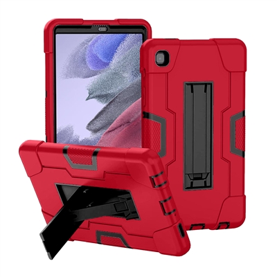 SAMSUNG Galaxy Tab A7 Lite 8.7" T220 Heavy Duty Kickstand Protective Cover Case Red / Black