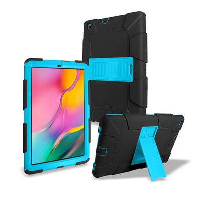 Samsung Galaxy Tab A 10.1" (2019) T515/T510 Heavy Duty Kickstand Protective Cover Case Blue