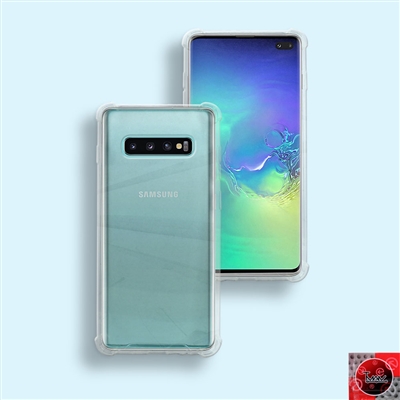 For Samsung Galaxy S10 Plus/ S10+ Crystal Clear White TPU 05 Case