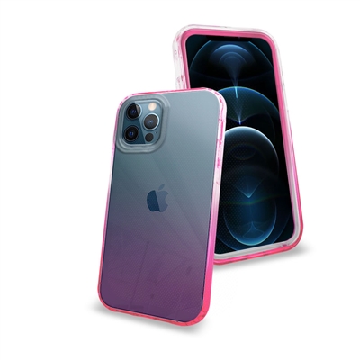 IPHONE 12 MINI GRADIENT TPU CASE CLEAR TO PINK