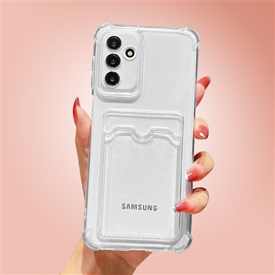 Samsung Galaxy A14 5G TPU Case With Card Pocket TPU-12 Clear