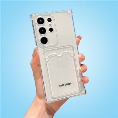 Samsung Galaxy S23 TPU Case With Card Pocket TPU-12 Clear