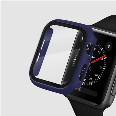 44MM IWATCH CASE WITH SCREEN PROTECTOR DARK BLUE