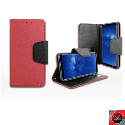 Samsung Galaxy Note 8 Leather Wallet Case WC01 Red