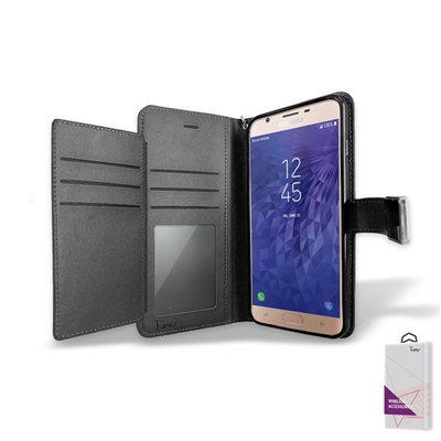 Samsung Galaxy J3 (2018)/ J3 Achieve/ J3 Star/ J337 Double Wallet Case WC05 Black